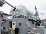 Midship guns from starboard deck