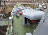 Bow from  bridge with turret details