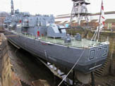 Stern detail with rear turret
