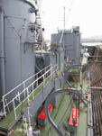 Port side to stern from bridge