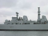 HMS Bristol side view