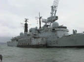 HMS Cardiff side view