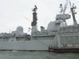HMS Cardiff - midships
