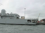 HMS Exeter stern details