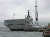 HMS Invincible - stern