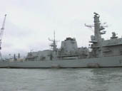 HMS Marlborough midships to stern details