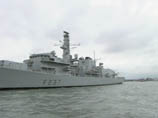 HMS Westminster side view