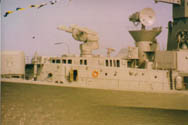 Port view of the missile launcher