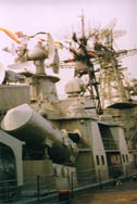 Starboard missile launcher